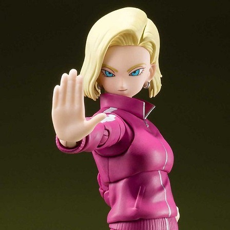 A-18 ANDROIDE 18 UNIVERSE SURVIVAL SAGA FIGURA 14,5 CM DRAGON BALL SUPER SH FIGUARTS 