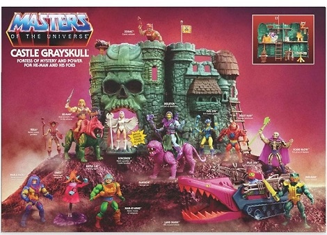 CASTILLO DE GRAYSKULL FIGURA MASTERS OF THE UNIVERSE ORIGINS 