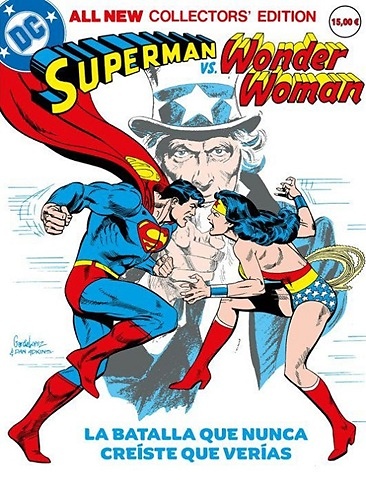 DC FACSIMIL: SUPERMAN VS WONDER WOMAN 