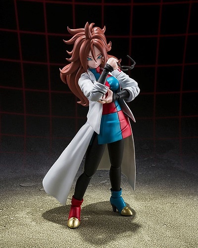 Dragon Ball FighterZ Figura S.H. Figuarts Android 21 (Lab Coat) 15 cm 