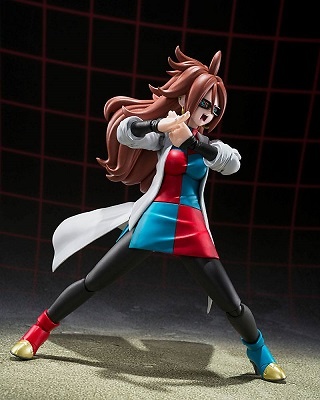 Dragon Ball FighterZ Figura S.H. Figuarts Android 21 (Lab Coat) 15 cm 