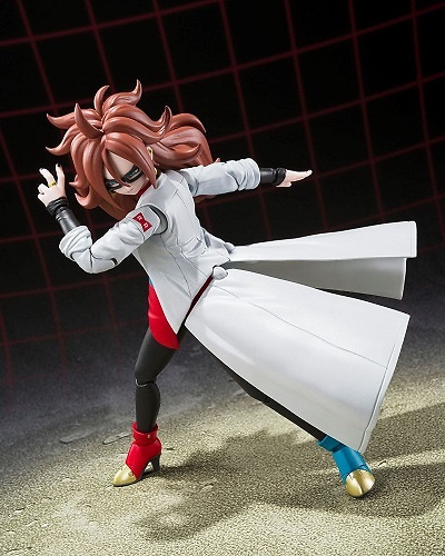 Dragon Ball FighterZ Figura S.H. Figuarts Android 21 (Lab Coat) 15 cm 