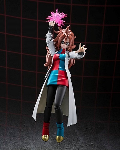 Dragon Ball FighterZ Figura S.H. Figuarts Android 21 (Lab Coat) 15 cm 