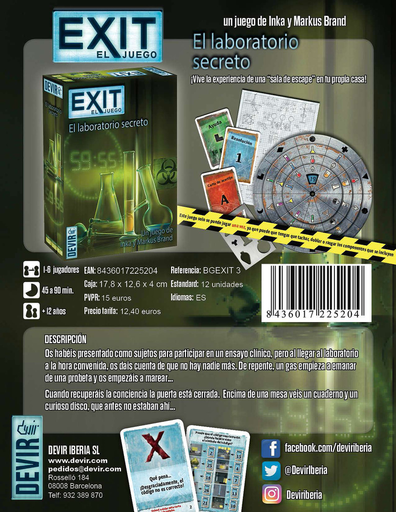 EXIT El Laboratorio Secreto 