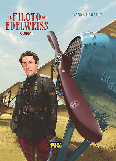 El piloto de Edelweiss nº 2 Sidonie 