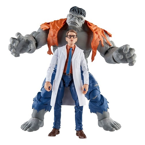 GRAY HULK & DR. BRUCE BANNER SET 2 FIG. 15 CM MARVEL LEGENDS 