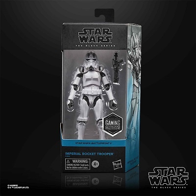 IMPERIAL ROCKET TROOPER FIGURA 15 CM STAR WARS BLACK SERIES GAMING GREATS 