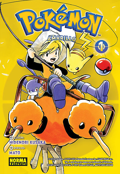 POKÉMON nº 3 AMARILLO nº 1 