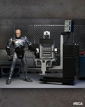 RoboCop Figura Ultimate Battle Damaged RoboCop with Chair 18 cm 