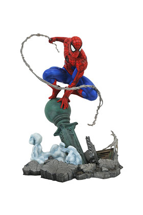 SPIDER-MAN LAMPPOST FIG 25 CM MARVEL COMIC GALLERY PVC DIORAMA 