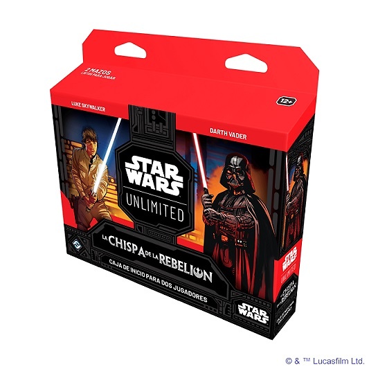 STAR WARS UNLIMITED La chispa de la rebelión Caja inicio 