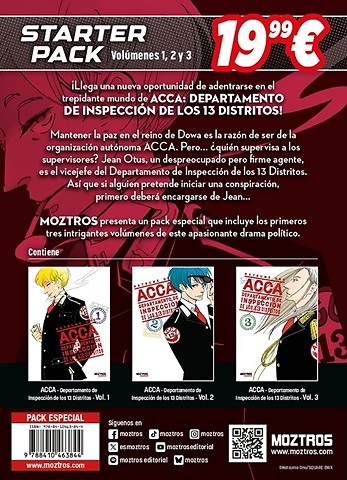 STARTER PACK ACCA DEPARTAMENTO DE INSPECCIÓN DE LOS 13 DISTRITOS 