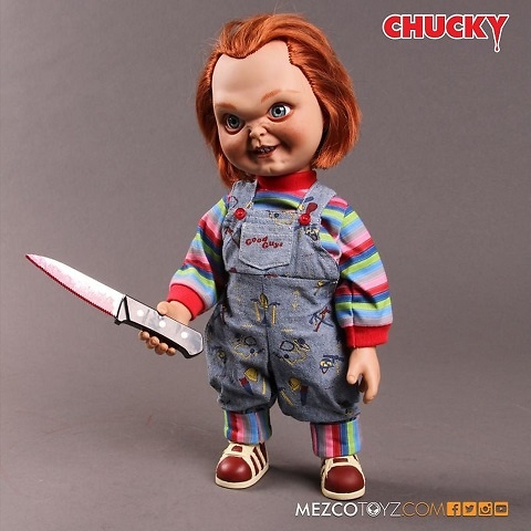 TALKING SNEERING CHUCKY FIG. 38 CM CHILD'S PLAY MDS MEGA SCALE 