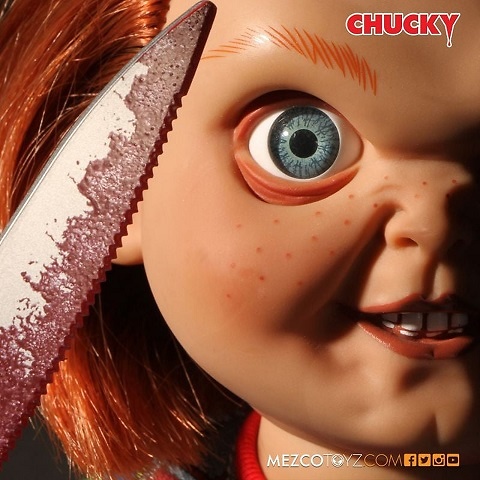 TALKING SNEERING CHUCKY FIG. 38 CM CHILD'S PLAY MDS MEGA SCALE 