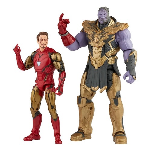 The Infinity Saga Marvel Legends Series Pack de 2 Figuras 2021 Iron Man & Thanos 