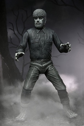 Universal Monsters Figura Ultimate The Wolf Man (Black & White) 18 cm 