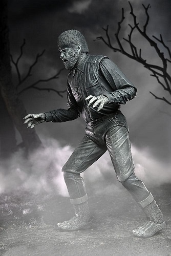 Universal Monsters Figura Ultimate The Wolf Man (Black & White) 18 cm 