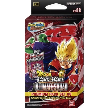 Dragon Ball Super Card Game Premium Pack Set 08 Ultimate Squad PP08 