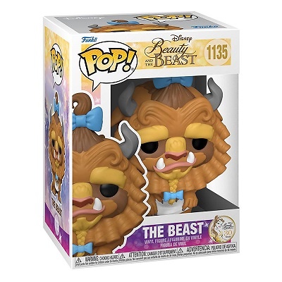 La bella y la bestia Figura POP! Movies Vinyl Beast w/Curls 9 cm