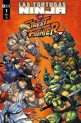 Las Tortugas Ninja vs. Street Fighter núm. 1 de 5