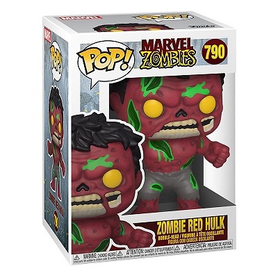 Marvel Figura POP! Vinyl Zombie Red Hulk 9 cm