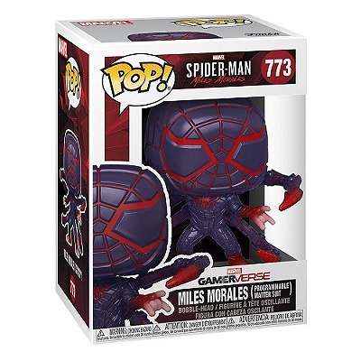 Marvel's Spider-Man POP! Games Vinyl Figura Miles Morales PM Suit 9 cm