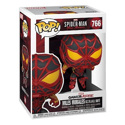Marvel's Spider-Man POP! Games Vinyl Figura Miles Morales Strike Suit 9 cm