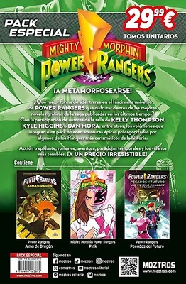 PACK ESPECIAL MIGHTY MORPHIN POWER RANGERS