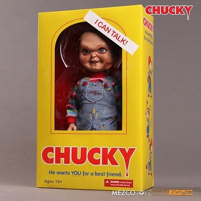 TALKING SNEERING CHUCKY FIG. 38 CM CHILD'S PLAY MDS MEGA SCALE