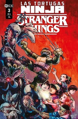 TORTUGAS NINJA / STRANGER THINGS 3