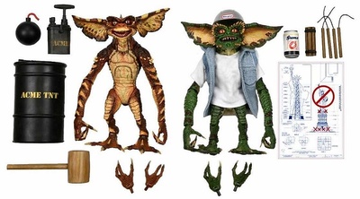 ULTIMATE DEMOLITION GREMLIN SET 2 FIGURAS 18 CM GREMLINS 2 SCALE ACTION FIGURE